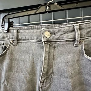 Gray Loft Skinny Jeans